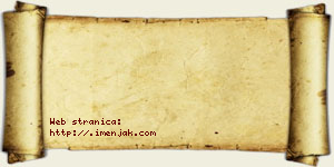 Jana Ubović vizit kartica